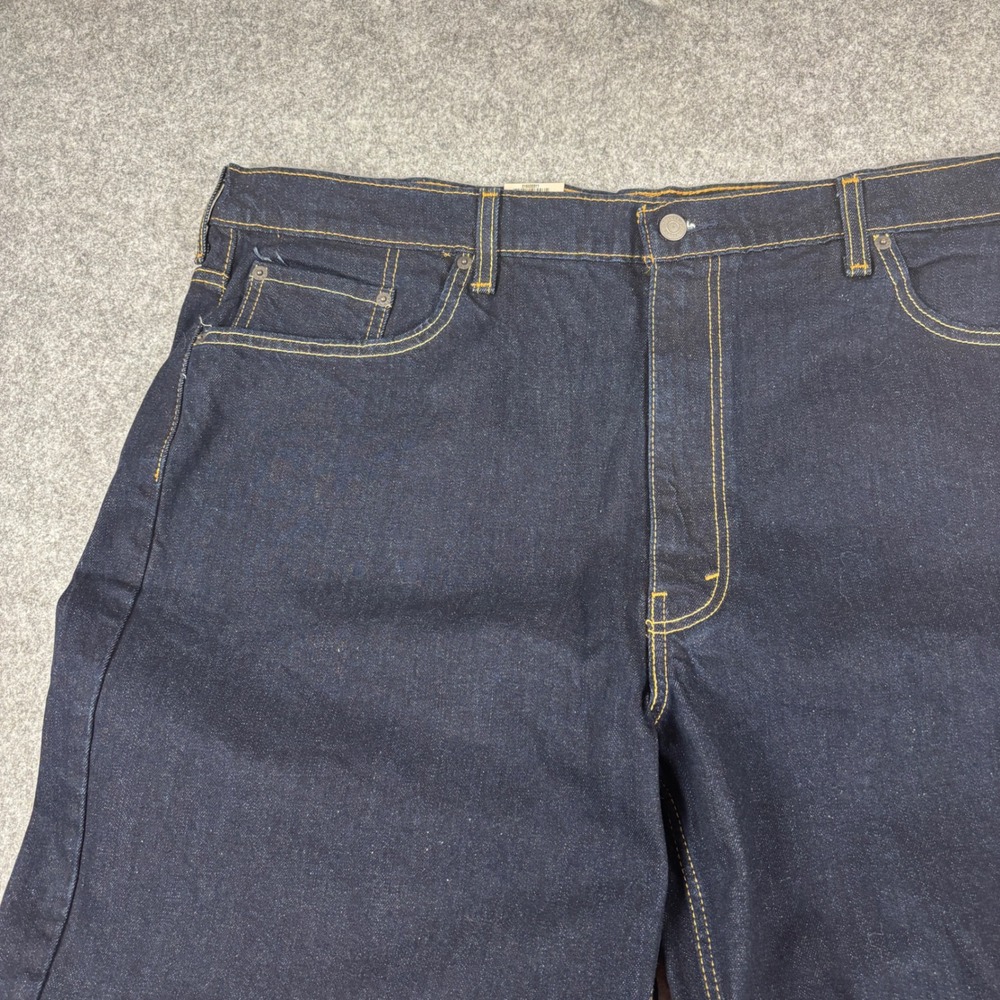 Levi's 550 Relaxed Fit Mens 44x32 Indigo Tapered Stretch Jeans 01550-0011 NWT